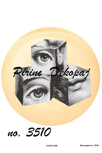 LİNEART ورق ديكوباج نحاسي - رقم: 3510، 29 × 42 سم