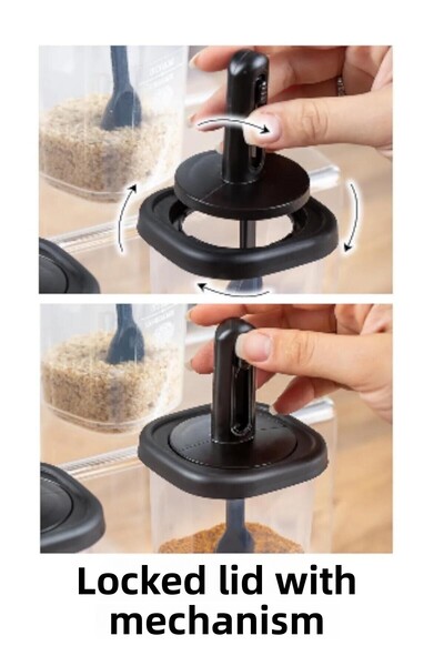 Bayev Σετ μπαχαρικών 350 ML με καπάκι και τσουλήθρα 12 τμχ