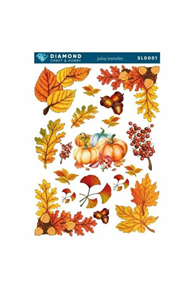 Buhobi Diamond Water Transfer Paper Sl0001 25X35Cm - Autumn