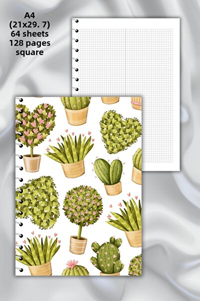 daily notebook دفتر ملاحظات مدرسي مقاس A4 - 64 ورقة (21x29,7 سم)