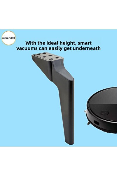 Badem10 Logan Mobilier de lux Canapea Unitate TV Scaun Scaun Picior 23 Cm Picioare Consolă Negru