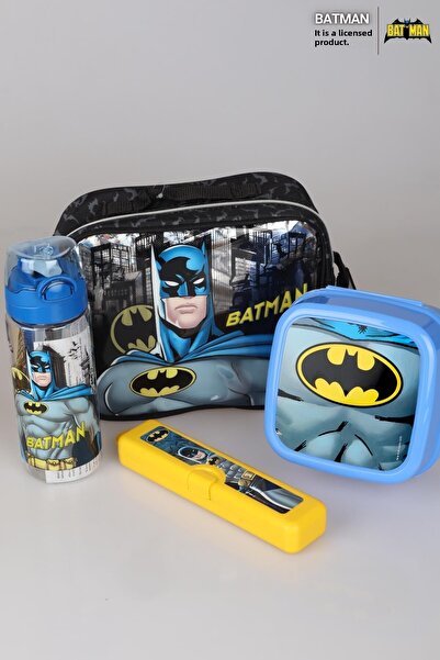 DEKOMUS Νέα σεζόν Αδειοδοτημένο σετ μεσημεριανού γεύματος Batman - Σετ με μπο...