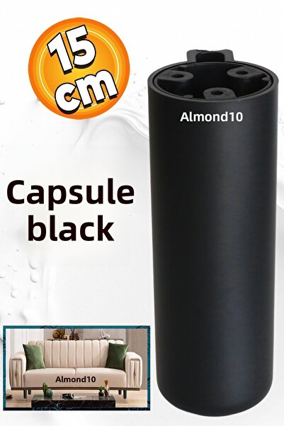 Badem10 Capsule Bohemian (PREMIUM) Μαύρο 15 εκ. Έπιπλα Καναπές Τηλεόραση Μονά...