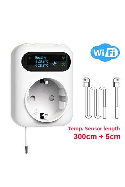 Choice مقبس واي فاي ذكي، منظم حرارة، قابس مروحة غلاية، حاضنة، وحدة تحكم لاسلك...