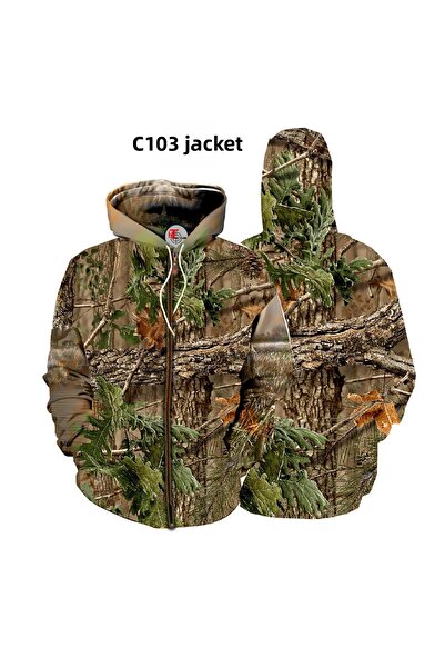 HT Outdoor Αθλητικό μπουφάν με σχέδιο δέντρου - Το μοντέλο μας