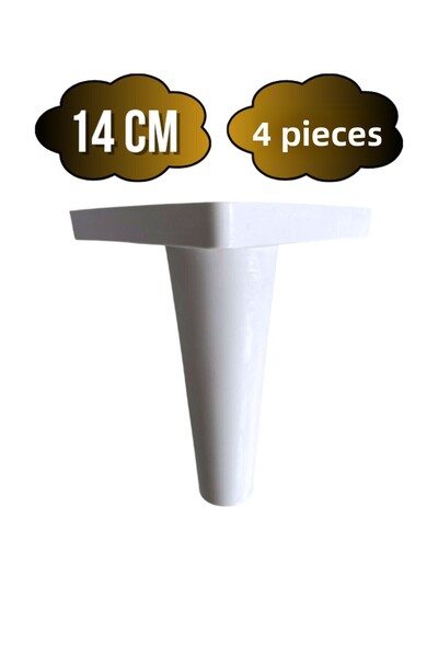 DSYapıAksesuar Picioare din plastic Wind de 14 cm pentru mobilier, masă și du...