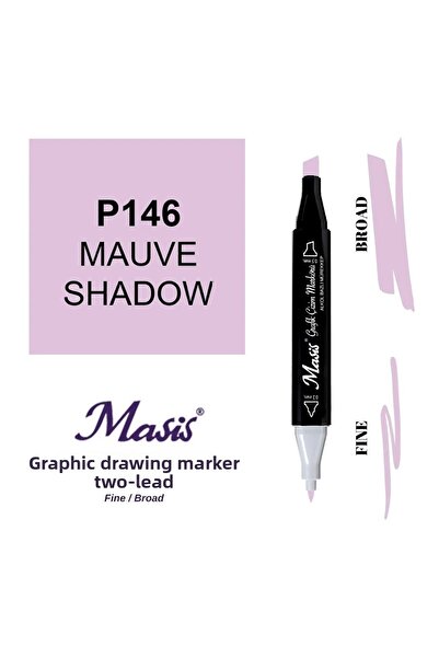 Masis قلم تحديد مزدوج الأطراف 146 ظل بنفسجي