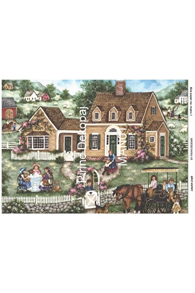 LİNEART ورق تزيين الأرز MAN1 - 29x42 سم