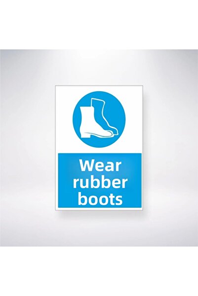 Reysa Tasarım Rubber Boots Wear Sticker 20X28 cm