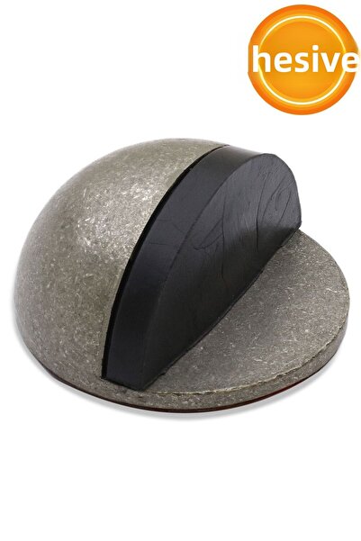 Badem10 Ημιφεγγάρια αυτοκόλλητη λαβή πόρτας Πώμα προφυλακτήρας μεταλλικό πώμα πόρτας Στήριγμα στοπ Αντίκα ασημί