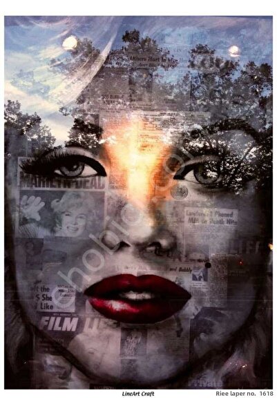 ehobici Lineart Brass Decopage Paper Model - 1618