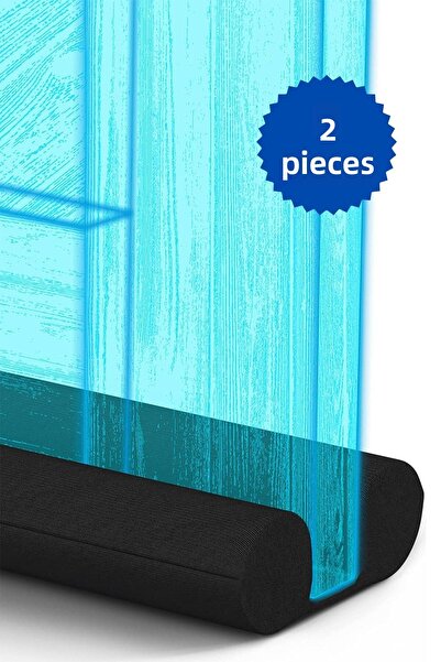 joseki 2 Pieces Door Mat Windshield Under Door Threshold Gap Closure Preventing Cold Wind Insulation Sponge