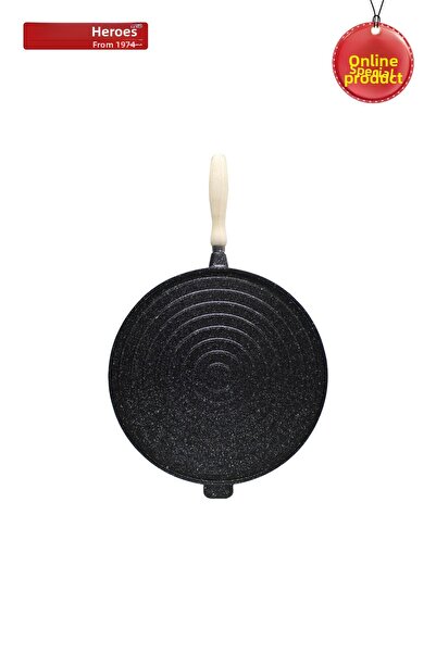 Kahramanlar 36 cm Multi-Purpose Double-Sided Cast Iron Pan