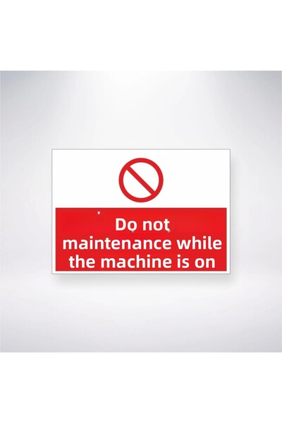 Reysa Tasarım لا تملأ ملصق العناية بالماكينة مقاس 20 × 28 سم