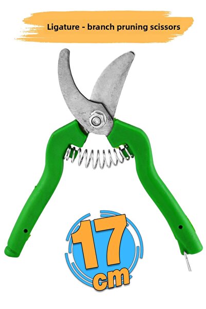 Badem10 17 cm Vineyard Shears - Garden Plant and Pruning Cutter Blade