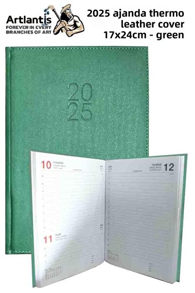 Artlantis Agenda 2025 Copertă rigidă Thermo Cover 1 bucată 17x24 cm Agenda 20...