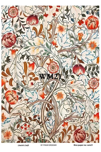 LİNEART ورق تزيين نحاسي La-wm21