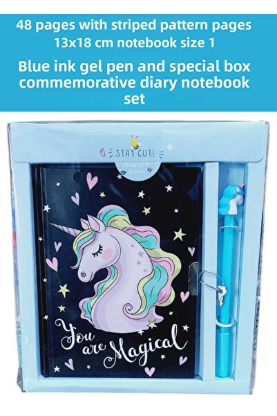 SEYFİKİRTASİYE 48 de coli pagini cu model în dungi 13x18 cm dimensiune caiet ...