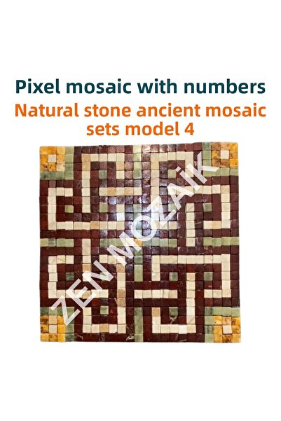 Zen Mozaik مجموعة DIY - فسيفساء بيكسل بالأرقام، فسيفساء عتيقة، فسيفساء رخامية...