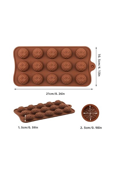 Siliko World قالب سيليكون للشوكولاتة وزهرة الشمس