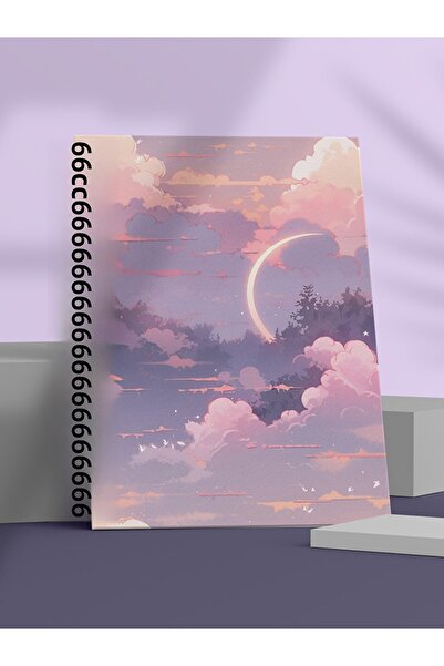 Fobinote دفتر مدرسي حلزوني 80 ورقة 1 قطعة مقاس A5 دفتر ملاحظات مبطن