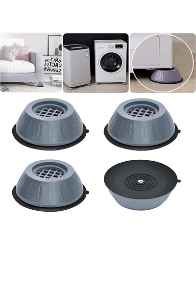 ERVA Ervashop 4-Pack Washing Machine Anti-Vibration Stopper (10cm X 4cm)