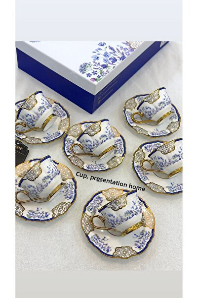 ACAR طقم فناجين قهوة تيميو تيريزا 6 أشخاص - 90 مل