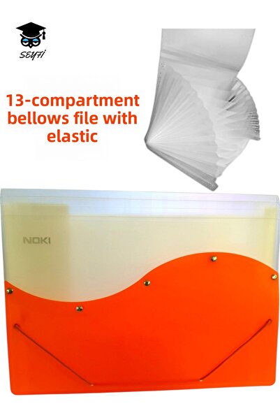 SEYFİKİRTASİYE 13 Compartment Gusseted File Elastic