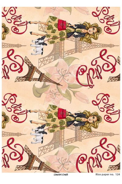 ehobici Model 124 - Brass Decopage Lineart Craft