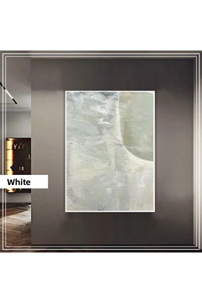 Harikabirev HARİKABİREV | CULOARE GREY ABSTRACT BOHO MODEL 01 | TABLA DE STICLA TEMPLATA CU CADRU, SIMPLE, VERTICALA