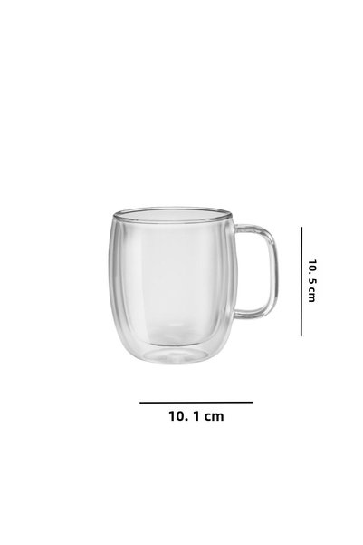 NUO Enjoy Life Double Glass Cup 300ml