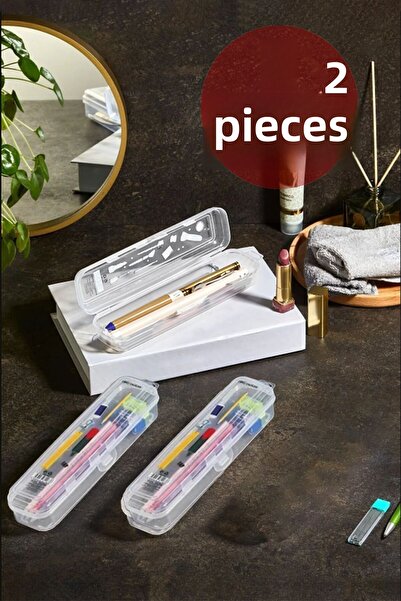 DOVİHOME مقلمة مكونة من قطعتين - حامل أقلام داخل الحقيبة وحاوية تخزين لتنظيم ...