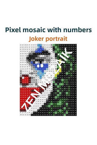 Zen Mozaik Pixel Mosaic by Numbers DIY Kit - Artistic Mosaic Series - Pixel/P...