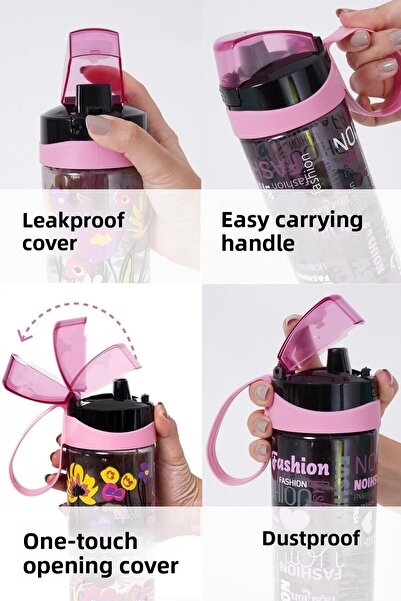 Herevin Fashion 750 ml Water Bottle Patterned Water Bottle