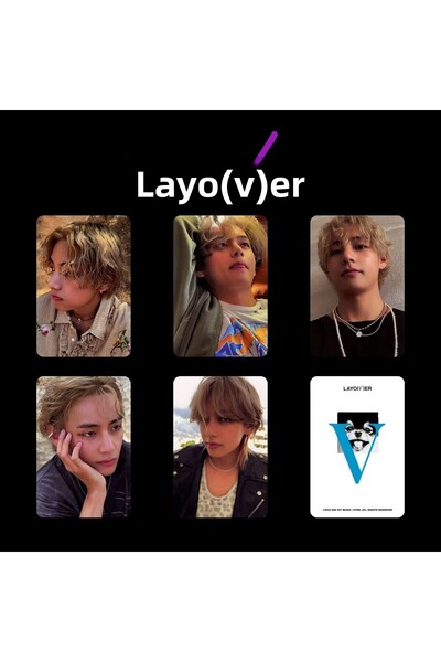 Kpop Dünyasi Σετ υπολογιστή BTS V '' Layover '' Μπλε