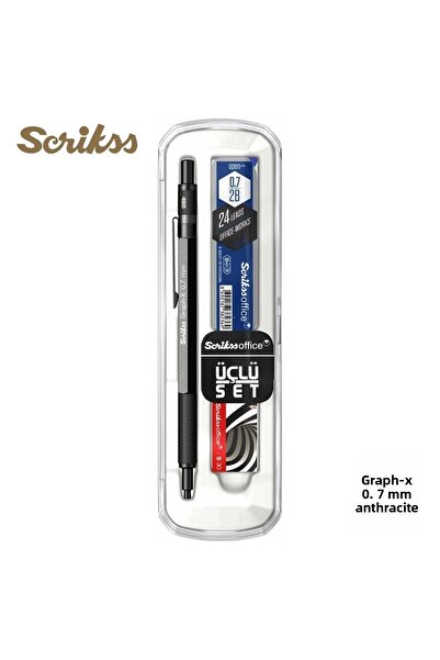 Scrikss Graph-X 0.7 Versatile Pen Set Anthracite