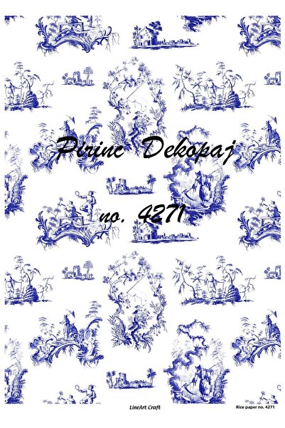 LİNEART Brass Patterned Lineart Paper - 29X42, No:L4271