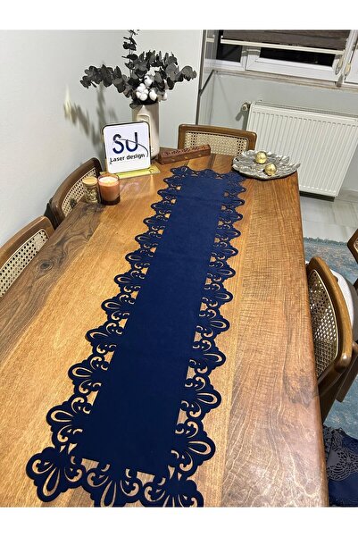 EHA LAZER Runner din piele artificială bleumarin