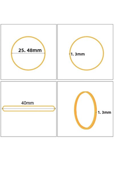 ekoset Maydonoz Sweat Lacing Rubber Red 10,000 Pieces