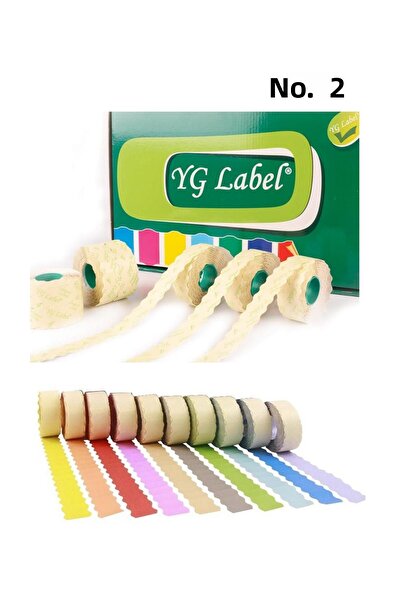 YG LABEL 42 role (1 cutie) Etichetă Meto colorată nr. 2 42x1500 LUX Albastru ...