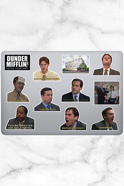 HEDİYENE BAK مجموعة ملصقات ذات طابع خاص من Office Series 1، ملصق، ملصق جدول أ...