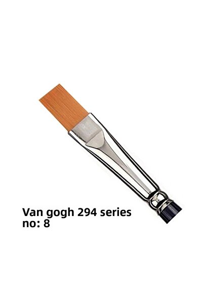 Van Gogh سلسلة 294 - فرشاة قطع صناعية مسطحة رقم 8