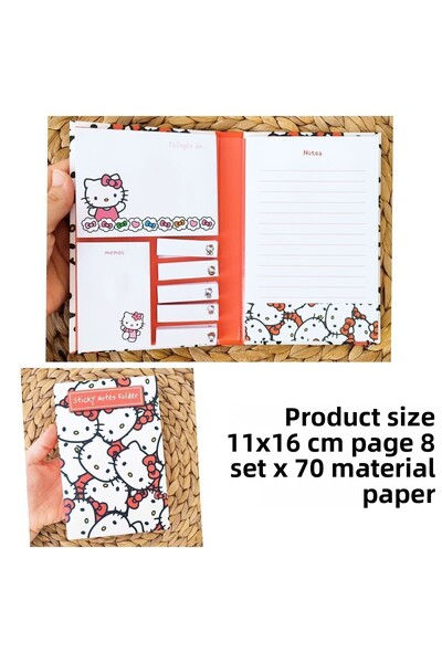 Pembe Çarşı Планер Hello Kitty - Лепящи се бележки, бележници, стикерчета