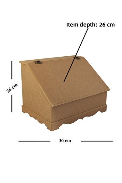 st koleksiyon hobi antika Wooden MDF Paintable Bread Cabinet - Multi-Purpose Cabinet