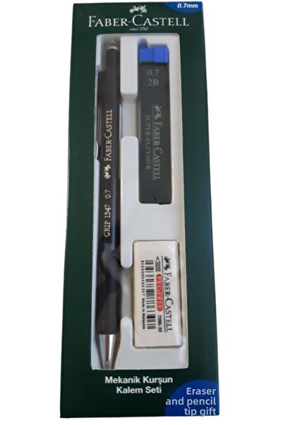 Faber Castell Faber Castel Grip 1347 Mechanical Pencil Set 0.7 Eraser And Pen...