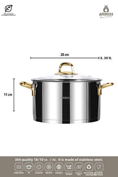 Amboss Diamond Gold 18 Piece Dowry Set