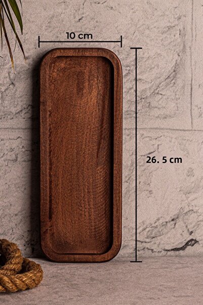 Snippy Elysia Timeless 3 Square Bowls and 3 Bowls Wooden Tray Presentation Holder