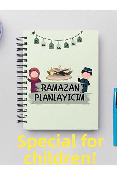 Craft Planificator Ramadan (pentru copii), cu autocolante abundente, Agenda Ramadan