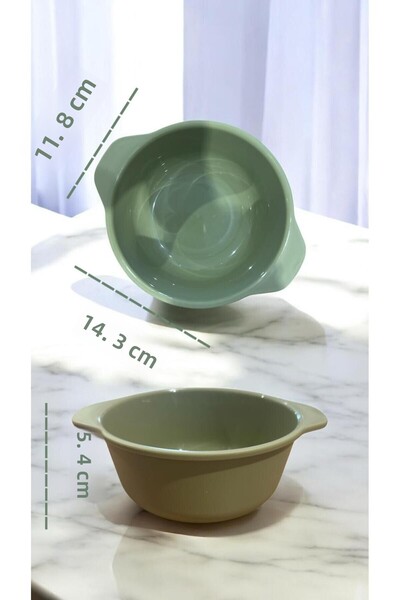 Bayev Bowl 8 Pieces 300 ml Snack Bowl - Baby Food Bowl, Mini Egg Mixing Bowl