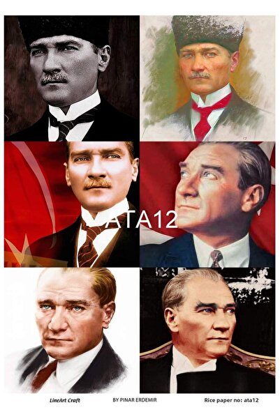 LİNEART ورق تزيين نحاسي ATA12 - 29x42 سم